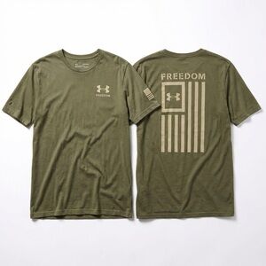 Under Armour Men's Green Freedom Tee